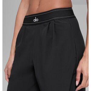 ALO Yoga Black Wide Leg Pants long